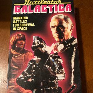 BATTLESTAR GALACTICA VHS MANKIND BATTLES IN SPACE